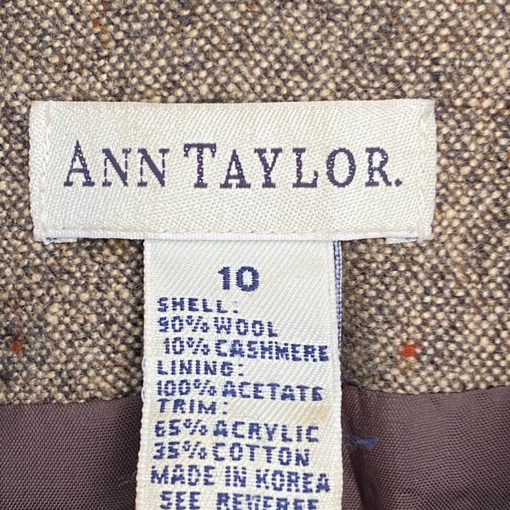Ann Taylor blazer faux fur removable collar - Picture 10 of 10